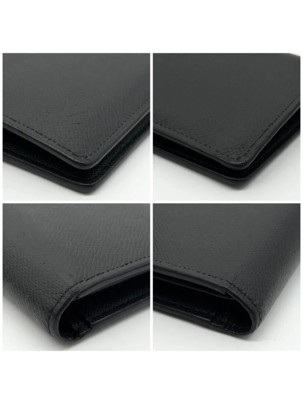 Louis Vuitton Portefeuille Brazza Taiga Black Wallet
